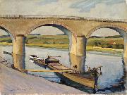 unknow artist The Bridge at Remich Spain oil painting artist